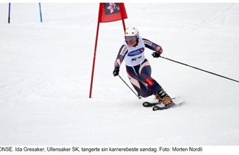 Ida Gresaker kjørte inn til bronse i telemark i World Cup i Hinterux søndag