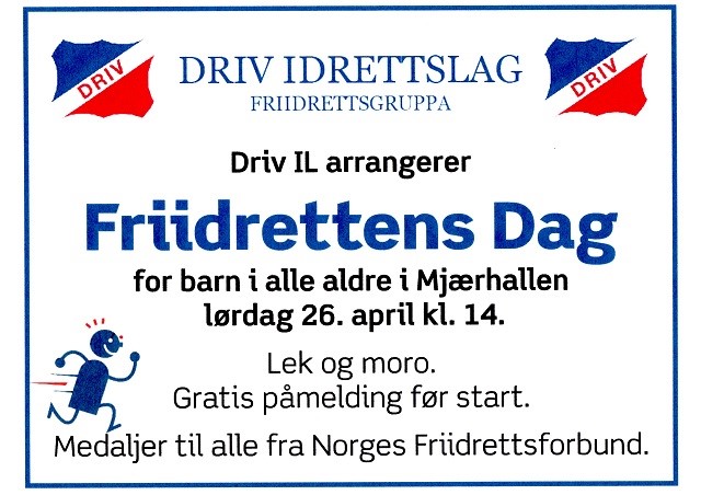 Friidrettens dag 26.04.14