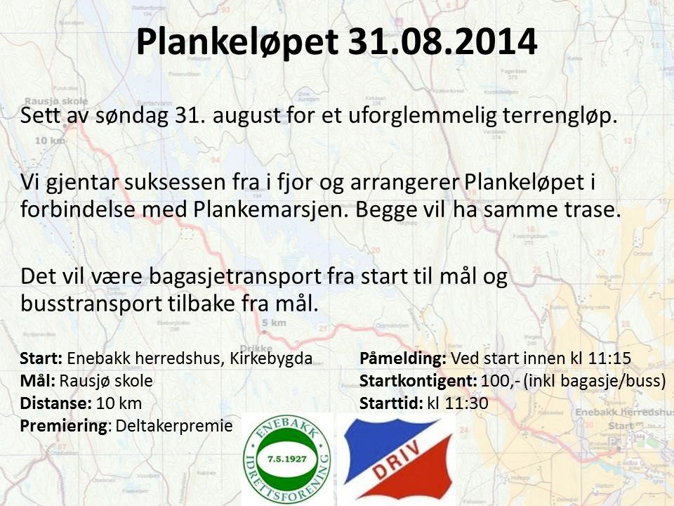 Plankeløpet 31.8.14