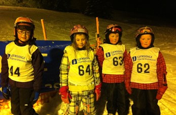 Klart for skiskole i Daltrøa.