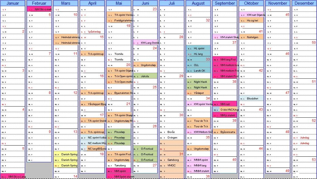 Aktivitetskalender 2015