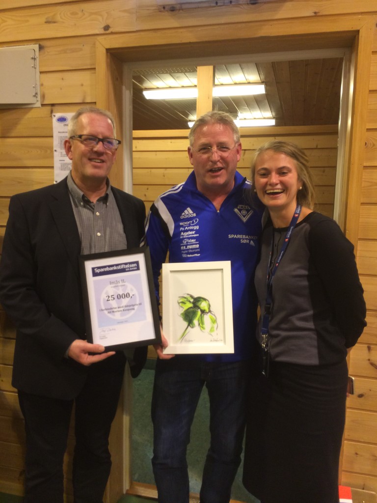 Ildsjelpris fra SR Bank til Alf Morten Kaupang