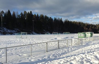 Vinterdrift av Mjær stadion