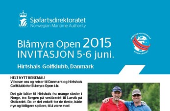 Invitasjon til Blåmyra Open i golf