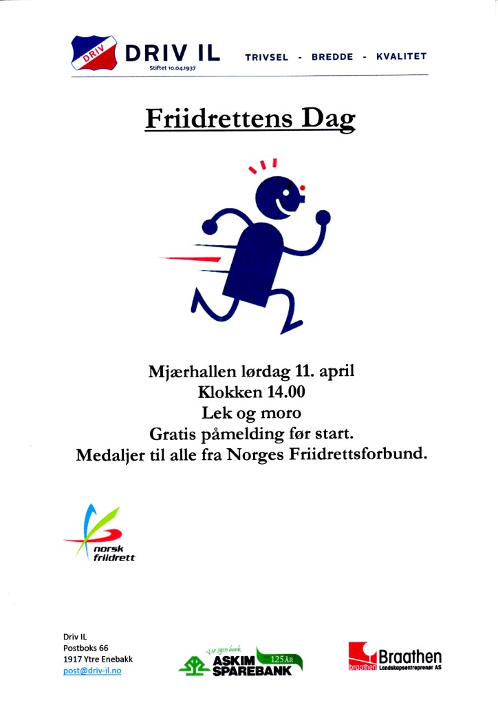 Friidrettens dag 11.04.15