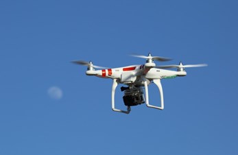 Langing ved hjelp av drone