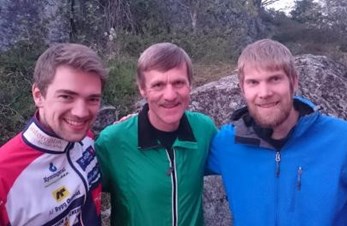 Geir Øien på det norske vinnerlaget i fredagens Pre-O-stafett