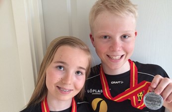 Emma Kirkeberg Mørk, Sturla, 12 år, satte ny norsk rekord for 13 åringer i Sentrumsløpet i Oslo.