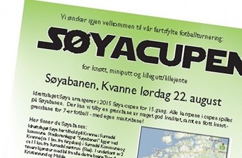 Søyacupen 2015 nærmer seg - invitasjonen er nå klar