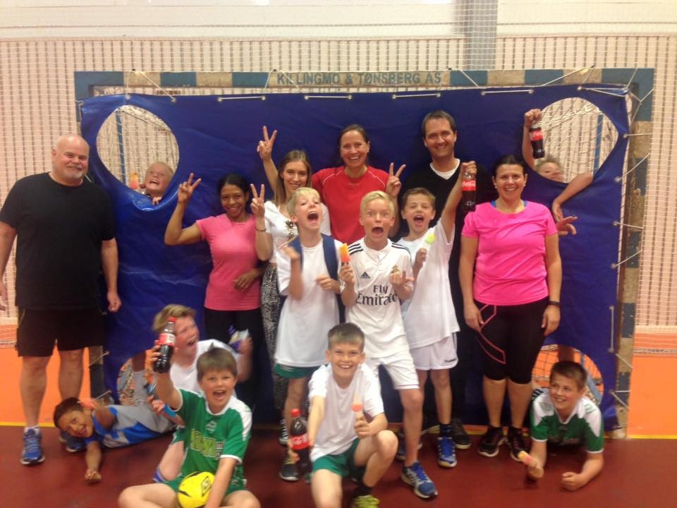 Siste trening før sommerferien.