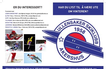 Info fra Ullensaker Skiklubb
