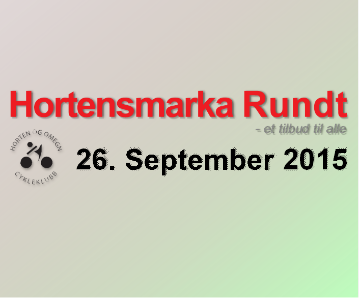 Påmelding til Hortensmarka Rundt 26. september 2015